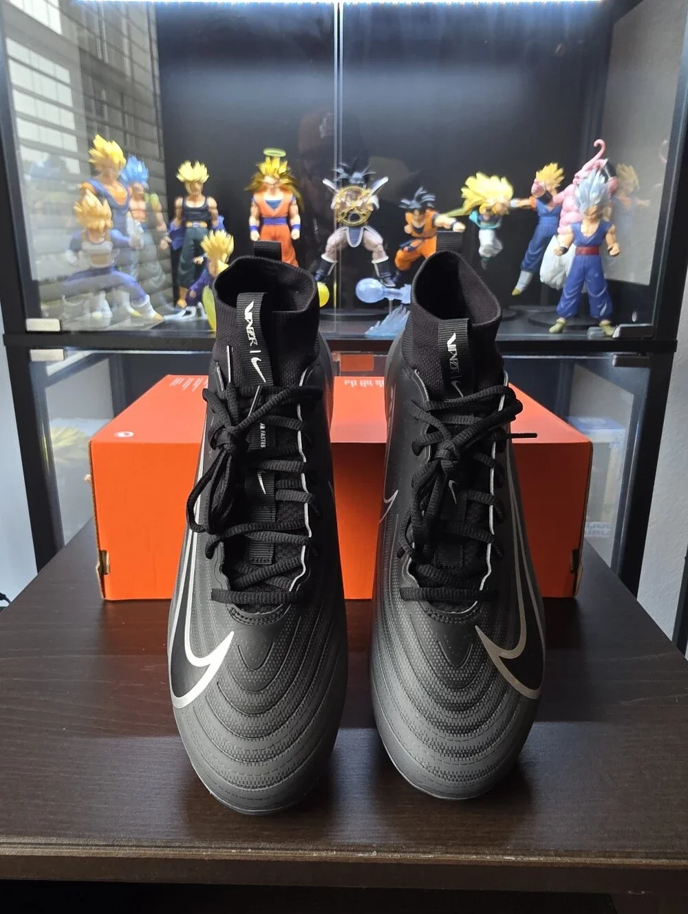 Nike Air Zoom Vapor Pro 1 'Black Dark Grey' Football Cleats Men Size 10